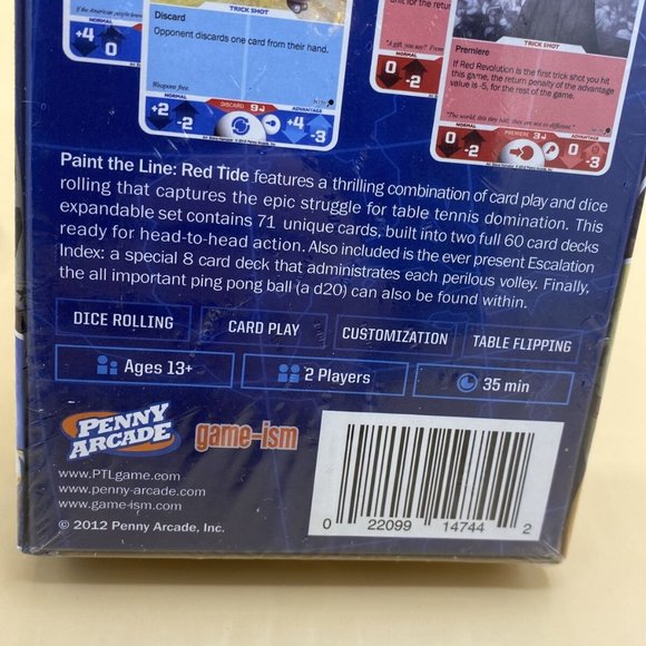 Penny Arcade: Paint The Line ECG – Red Tide Board Game SEALED ! Cold War Era. Cl - Picture 4 of 5